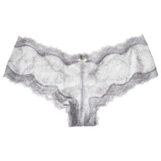 Gilligan & OMalley Womens Micro Cheeky Boyshort   Mesa Grey XS