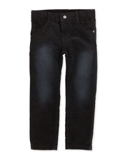 Thin Wale Corduroy Pants, Black, 5 7