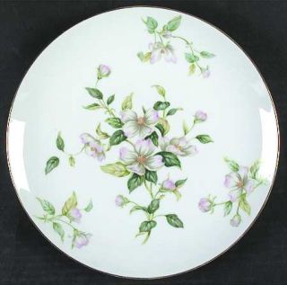 Sango Apple Blossom (Fine China,Coupe Shape) Dinner Plate, Fine China Dinnerware