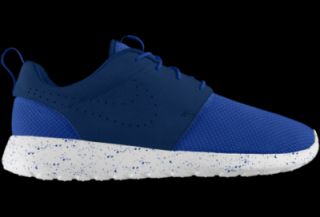 Nike Roshe Run Premium iD Custom Mens Shoes   Blue