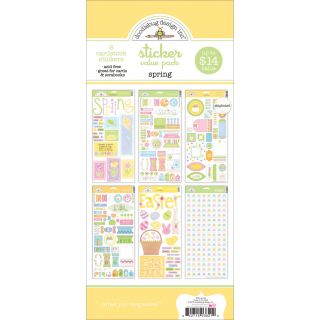 Themed Value Pack Stickers spring