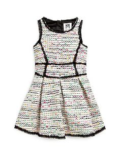 MILLY MINIS Girls Confetti Tweed Dress   Color