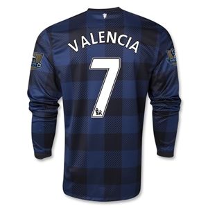 Nike Manchester United 13/14 VALENCIA LS Away Soccer Jersey