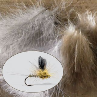 Cul De Canard Feathers, Natural/Gray