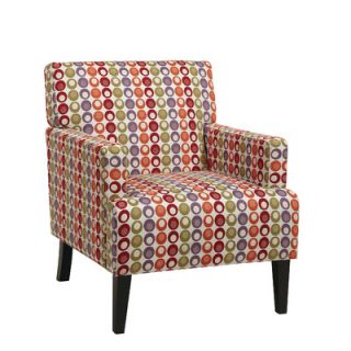 Ave Six Carrington Fabric Arm Chair CAR51A F Color Flair Confetti