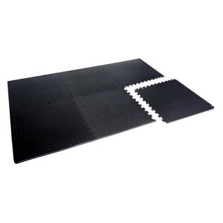 CAP Barbell Antimicrobial 3/4 in. Puzzle Mat Multicolor   MT 2206AM
