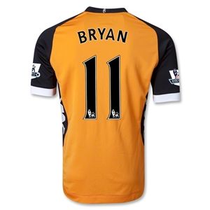 Kappa Fulham 12/13 BRYAN Authentic Away Soccer Jersey