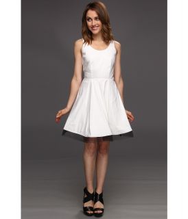 Nicole Miller Nicola Linen Stretch Dress Womens Dress (White)