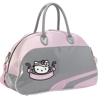 Hello Kitty Golf Mix & Match Boston Bag Grey/Pink   Hello Kit