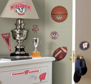 Wisconsin Badgers Removable Wall Decals