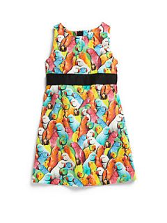 MILLY MINIS Girls Parakeet Print Shift Dress   Color