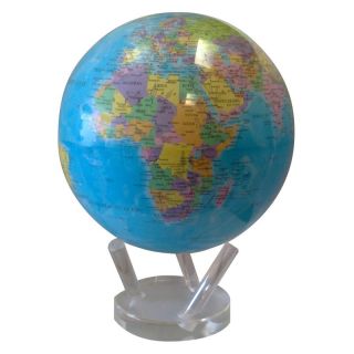 Mova Blue 8.5 diam. in. Natural Earth Globe with Political Map   MG 85 BOE