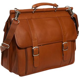 European Laptop Briefcase   Saddle