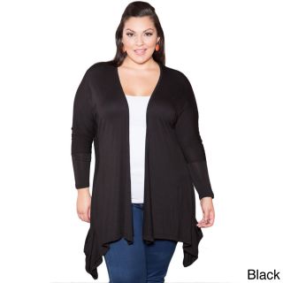 Womens Plus Size Phoebe Open Pocket Cardigan