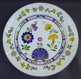 Georges Briard Bretonne 12 Chop Plate/Round Platter, Fine China Dinnerware   Bl