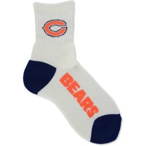 Chicago Bears For Bare Feet Ankle White 501 Med Sock