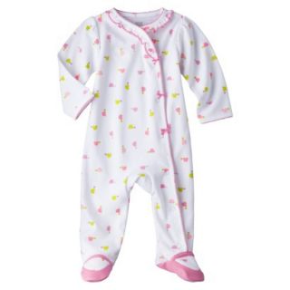 Just One YouMade by Carters Newborn Girls Sleep N Play   White/Lt Pink 9 M