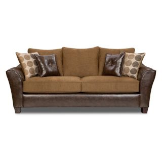 American Furniture Sofa   Too Good Chocolate Multicolor   3203 4820
