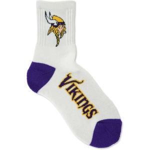 Minnesota Vikings For Bare Feet Ankle White 501 Med Sock