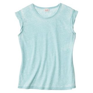 Mossimo Supply Co. Juniors Burnout Tee   Waterslide L(11 13)