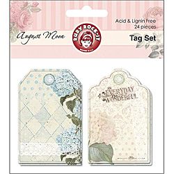 August Moon Tag Set (pack Of 24)
