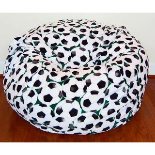 Soccer Anti pill Fleece Washable Bean Bag Chair
