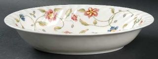 Minton Tapestry (Newer,No Trim,S770) 11 Oval Vegetable Bowl, Fine China Dinnerw