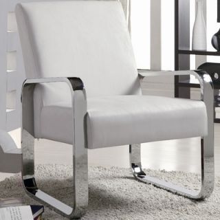 Wildon Home ® Sanford Fabric Arm Chair 900313 Color White