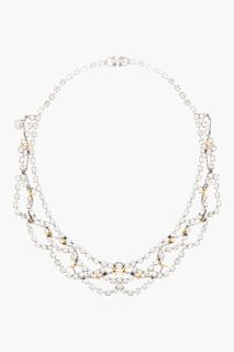 Tom Binns Silver And Crystal Barricade Babe Necklace