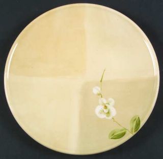 Crate & Barrel China Orchid Salad Plate, Fine China Dinnerware   White Flowers,