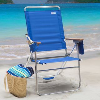 Rio Pacific Blue Hi Boy Beach Chair   SC642 46 1