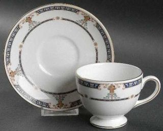 Wedgwood Highgrove Footed Cup & Saucer Set, Fine China Dinnerware   Fruit Vases,