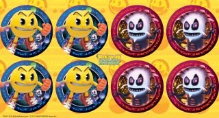 PAC MAN and the Ghostly Adventures Large Lollipop Sticker Sheet