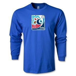 Euro 2012   FIFA U 20 World Cup Turkey 2013 LS Emblem T Shirt (Royal)