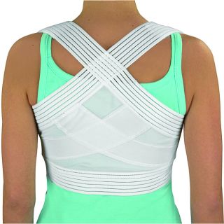 Dmi Large Posture Corrector (LargeFits chest size 42 44 inchesHook and loop adjustment delivers a custom fit Stretchable fabric blend Machine washable All measurements are approximate  )