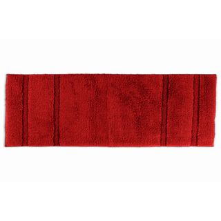 Tranquility Cotton Sunset Red Bath Runner