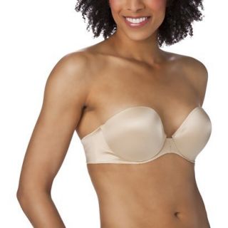 Self Expressions By Maidenform 2X Sexy Push Up Strapless Bra   Latte Lift 34B