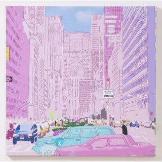 Graham & Brown Neon City Printed Canvas Art 42645
