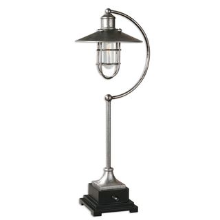 Toledo 1 light Rust Silver Table Lamp