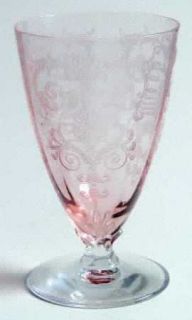 Fostoria Versailles Pink Juice Glass   Stem #5098,Etch#278,Pink