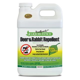 Liquid Fence Concentrate Deer and Rabbit Repellent Multicolor   110, 1 Quart
