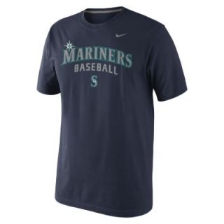 Nike Practice 1.4 Short Sleeve (MLB Mariners) Mens T Shirt   Navy