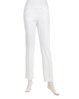 Model Stretch Ponte Pants, White