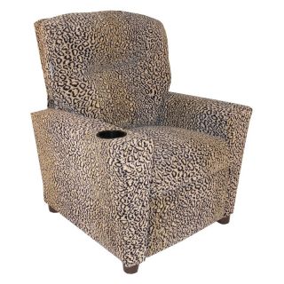 Dozydotes Kid Recliner with Cup Holder   All Cheetah Multicolor   DZD10886
