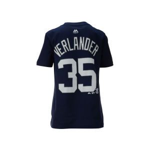 Detroit Tigers Justin Verlander Majestic MLB Youth Official Player T Shirt