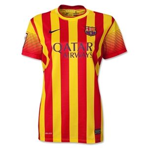 Nike Barcelona 13/14 Womens Away Soccer Jersey