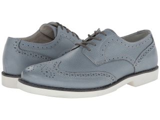 GBX Wing Tip Bux Oxford Mens Lace Up Wing Tip Shoes (Blue)