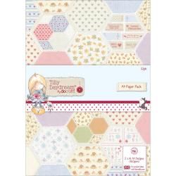 Tilly Daydream Paper Pack A4 32/sheets  16 Designs/2 Each, 160gsm