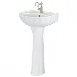 Foremost FL08AW Brielle Pedestal Sink Combo