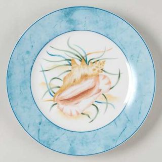 National Wildlife Federation Wfe1 Salad Plate, Fine China Dinnerware   Blue Marb